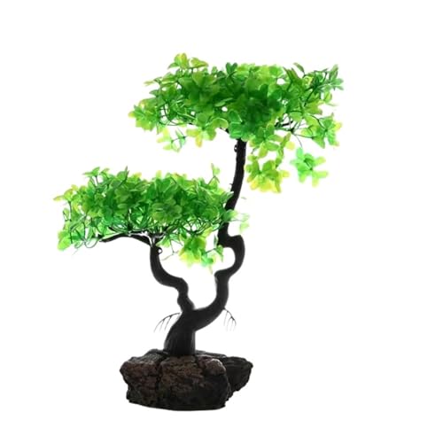 IKFGTJRE Aquarium Treibholz Aquarium-Landschaftsgestaltung mit Moosbäumen, künstlichen Bäumen, Treibholz-Wasserpflanzen, Lazy Landscaping, Aquarium-Dekorationen(H25cm 330g) von IKFGTJRE