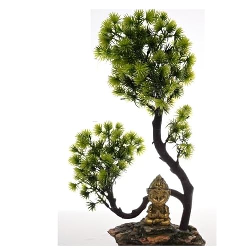 IKFGTJRE Aquarium Treibholz Aquarium-Landschaftsgestaltung mit Moosbäumen, künstlichen Bäumen, Treibholz-Wasserpflanzen, Lazy Landscaping, Aquarium-Dekorationen(H31cm 260g) von IKFGTJRE