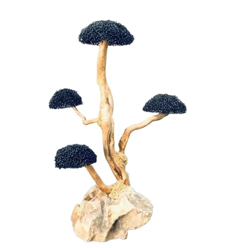 IKFGTJRE Aquarium Treibholz Aquarium Treibholz Landschaftsbau Dekoration Fisch Tank Holz DIY Ornament DIY Fisch Tank Handwerk Dekor(H16-20cm 4 Heads) von IKFGTJRE