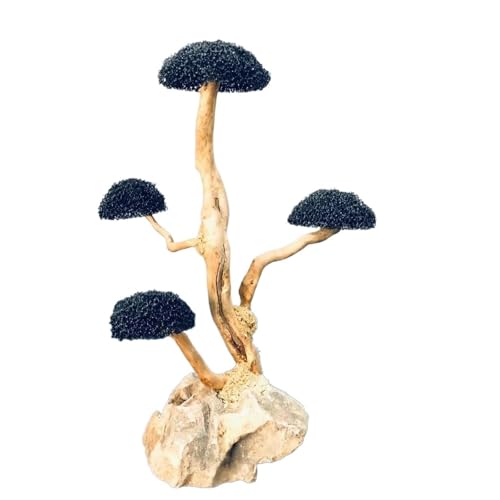IKFGTJRE Aquarium Treibholz Aquarium Treibholz Landschaftsbau Dekoration Fisch Tank Holz DIY Ornament DIY Fisch Tank Handwerk Dekor(H20-25cm 4 Heads) von IKFGTJRE