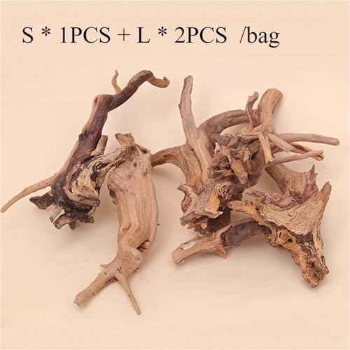 IKFGTJRE Aquarium Treibholz Treibholz-Set 1 S+ 2 L Aquarium- und Terrariendekoration zur Verbesserung des Klettererlebnisses for Reptilien und der Aquariumlandschaft IKFGTJRE Aquarium Treibholz Treibholz-Set 1 S+ 2 L Aquarium- und Terrariendekoration zur Verbesserung des Klettererlebnisses for Reptilien und der Aquariumlandschaft von IKFGTJRE