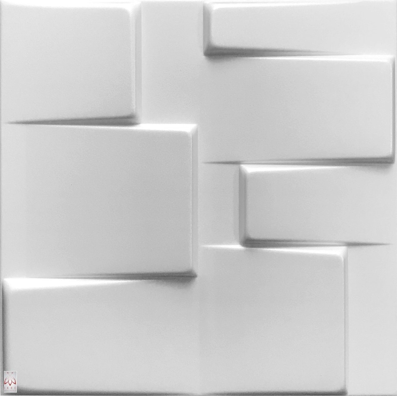 IKHEMalarka 3D Wandpaneel 4m²/16PCS Wanddeko Wandverkleidung Deckenpaneele POLYSTYROL, BxL: 50,00x50,00 cm, 0,25 qm, (16-tlg) 16 Stück = 4m² von IKHEMalarka