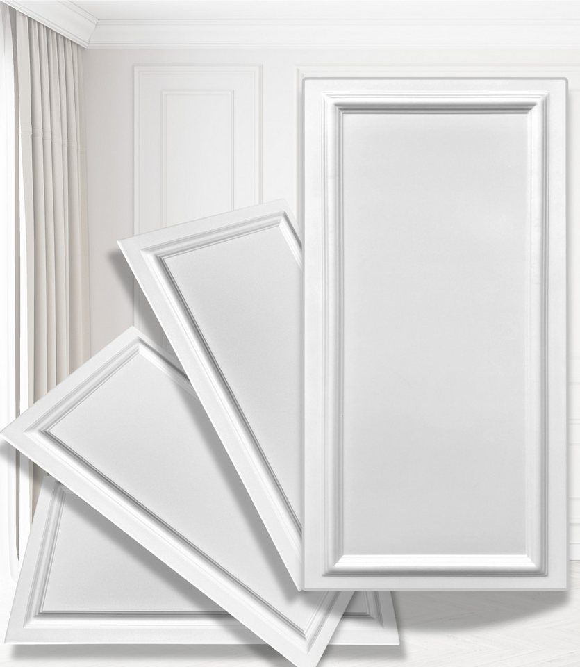 IKHEMalarka 3D Wandpaneel Betonoptik Marmor Ziegel aus Polystyrol Styropor XPS, BxL: 50,00x100,00 cm, 0,50 qm, (1 Stück, 0,5m) Deckenpaneelen - 3mm dick - 100x50cm von IKHEMalarka