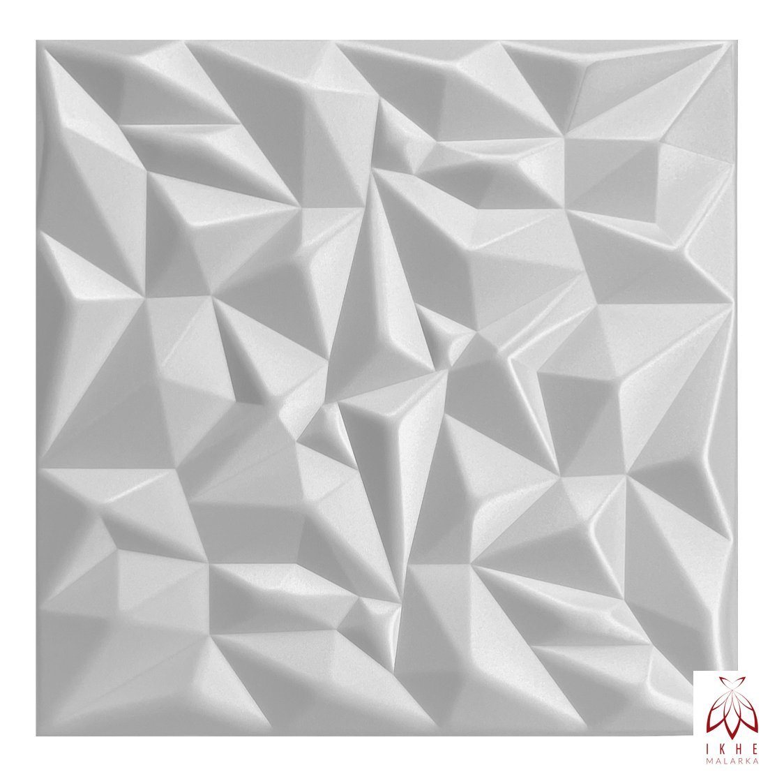 IKHEMalarka 3D Wandpaneel Polystyrol 3D Paneele Deckenpaneele 2-18 Quadratmeter, BxL: 50,00x50,00 cm, 0,25 qm, (32-tlg) Dekoren, Decken Wandverkleidung von IKHEMalarka