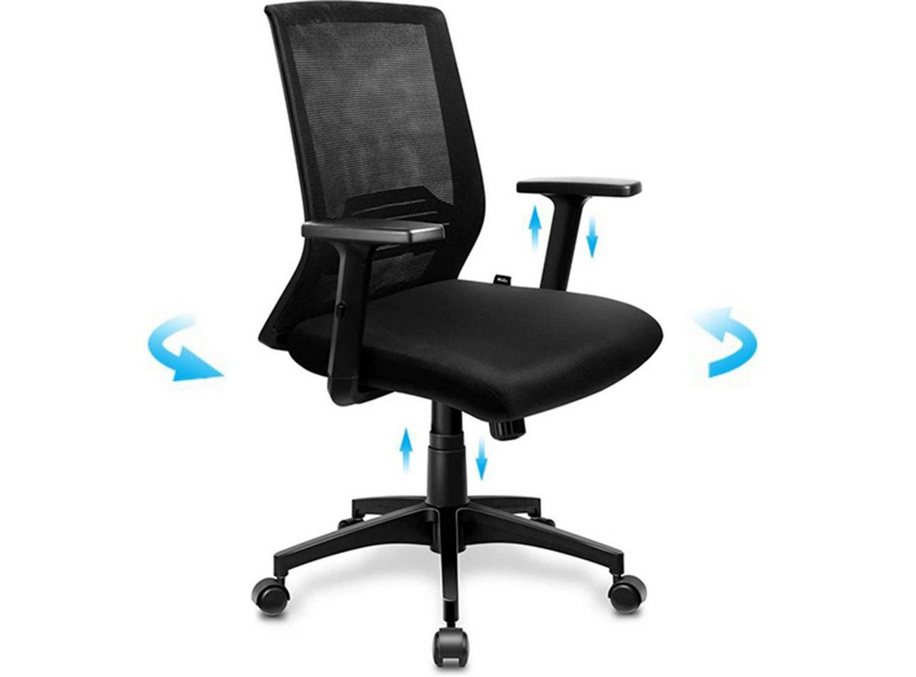 IKIDO Bürostuhl Stuhl Sühle Büro Bürochair Office Chair Schreibtischstuhl ergonomisch von IKIDO