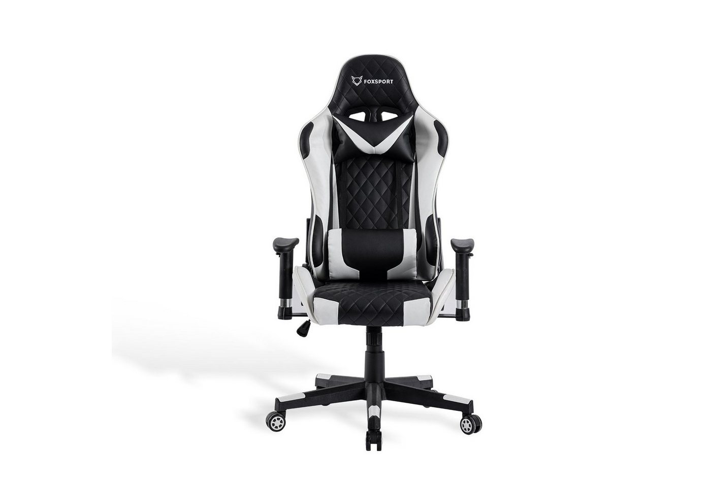 IKIDO Gaming-Stuhl Ergonomischer Spielestuhl (Professioneller Gamingstuhl), Verstellbare Rückenlehne, Ergonomischer Rahmen, Stoßdämpfendes Kissen von IKIDO