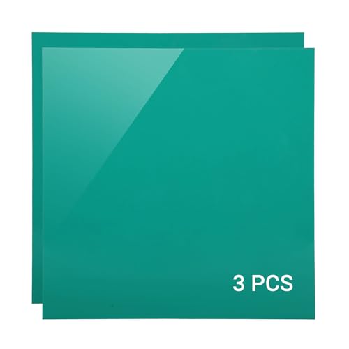 IKIER 3 Stück Türkis Acrylglas Kunststoffplatten, 30 x 30cm Klare ABS Acrylplatten Transparente Acrylplatte für Lasergravur Individuelle Persönliche Schilder, Abzeichen, DIY IKIER 3 Stück Türkis Acrylglas Kunststoffplatten, 30 x 30cm Klare ABS Acrylplatten Transparente Acrylplatte für Lasergravur Individuelle Persönliche Schilder, Abzeichen, DIY von IKIER