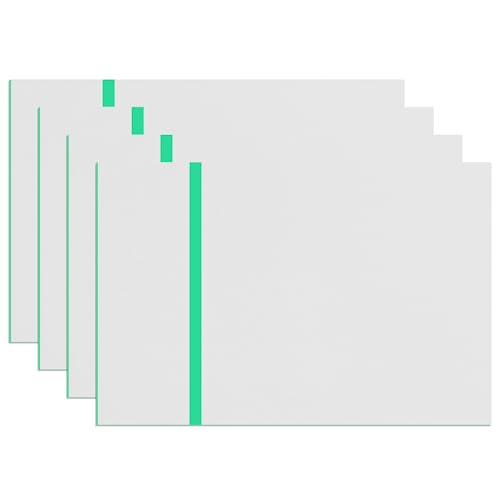 IKIER 4 Stück Doppelfarbige Kunststoffplatte, 20 x 30cm Weiß Grün ABS Acrylplatten Acrylglas für Lasergravur, CNC-Schneiden Laserhandwerk und DIY-Bastelprojekte IKIER 4 Stück Doppelfarbige Kunststoffplatte, 20 x 30cm Weiß Grün ABS Acrylplatten Acrylglas für Lasergravur, CNC-Schneiden Laserhandwerk und DIY-Bastelprojekte von IKIER