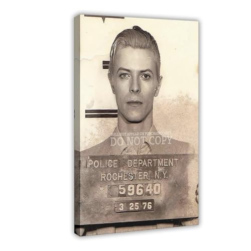 IKNBQIZH David Bowie-Poster (1) Leinwand-Poster, Schlafzimmerdekoration, Landschaft, Büro, Raumdekoration, Geschenk, 40 x 60 cm von IKNBQIZH