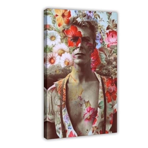 IKNBQIZH David Bowie Poster (2) Leinwand-Poster, Wandkunst, Dekordruck, Bild Gemälde für Wohnzimmer, Schlafzimmer, Dekoration, 30 x 45 cm von IKNBQIZH