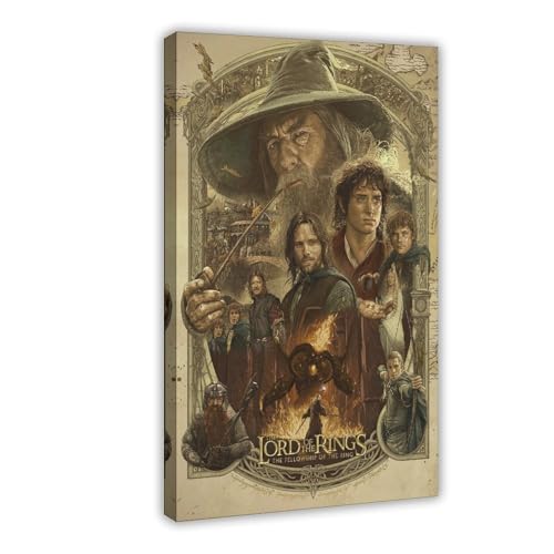 IKNBQIZH Filmposter Der Herr der Ringe (4) Leinwandposter Schlafzimmer Dekor Landschaft Büro Zimmer Dekor Geschenk 20 x 30 cm von IKNBQIZH