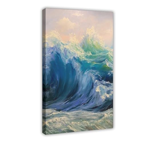 IKNBQIZH Ölgemälde, Wandkunst-Poster, Leinwand, Poster, Schlafzimmer, Dekoration, Landschaft, Büro, Raumdekoration, Geschenk, 50 x 75 cm IKNBQIZH Ölgemälde, Wandkunst-Poster, Leinwand, Poster, Schlafzimmer, Dekoration, Landschaft, Büro, Raumdekoration, Geschenk, 50 x 75 cm von IKNBQIZH