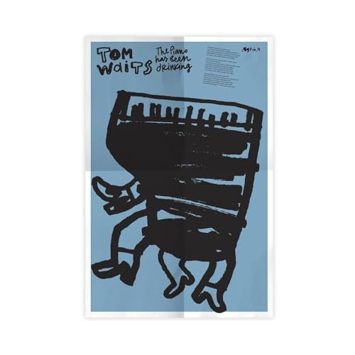 IKNBQIZH Poster "Schauspieler Tom Waits" (1) Leinwandposter, Wandkunst, Dekordruck, Bild Gemälde für Wohnzimmer, Schlafzimmer, Dekoration, 40 x 60 cm von IKNBQIZH