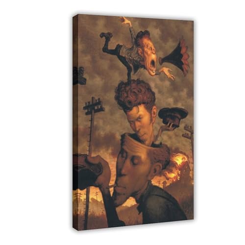 IKNBQIZH Poster "Schauspieler Tom Waits" (19) auf Leinwand, Schlafzimmer, Dekoration, Landschaft, Büro, Raumdekoration, Geschenk, 20 x 30 cm von IKNBQIZH