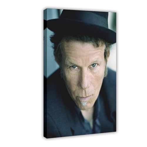IKNBQIZH Poster "Schauspieler Tom Waits" (2) auf Leinwand, Wandkunst, Dekordruck, Bild Gemälde für Wohnzimmer, Schlafzimmer, Dekoration, 20 x 30 cm von IKNBQIZH