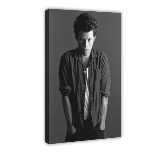 IKNBQIZH Poster "Schauspieler Tom Waits" (20) auf Leinwand, Wandkunst, Dekordruck, Bild Gemälde für Wohnzimmer, Schlafzimmer, Dekoration, 40 x 60 cm von IKNBQIZH