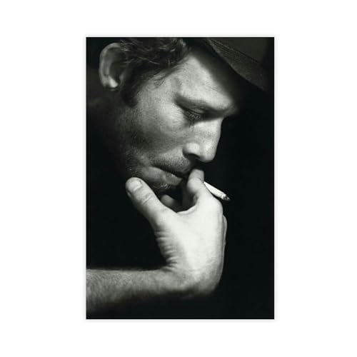 IKNBQIZH Poster "Schauspieler Tom Waits" (25) auf Leinwand, Schlafzimmer, Dekoration, Landschaft, Büro, Raumdekoration, Geschenk, 40 x 60 cm von IKNBQIZH