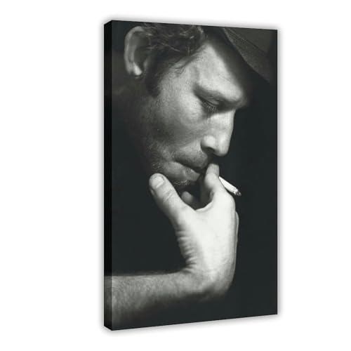 IKNBQIZH Poster "Schauspieler Tom Waits" (25) auf Leinwand, Wandkunst, Dekordruck, Bild Gemälde für Wohnzimmer, Schlafzimmer, Dekoration, 40 x 60 cm von IKNBQIZH