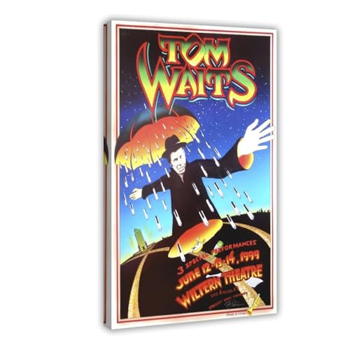 IKNBQIZH Poster "Schauspieler Tom Waits" (29) auf Leinwand, Schlafzimmer, Dekoration, Landschaft, Büro, Raumdekoration, Geschenk, 40 x 60 cm von IKNBQIZH
