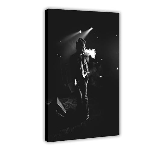 IKNBQIZH Poster "Schauspieler Tom Waits" (5) auf Leinwand, Wandkunst, Dekordruck, Bild Gemälde für Wohnzimmer, Schlafzimmer, Dekoration, 20 x 30 cm von IKNBQIZH