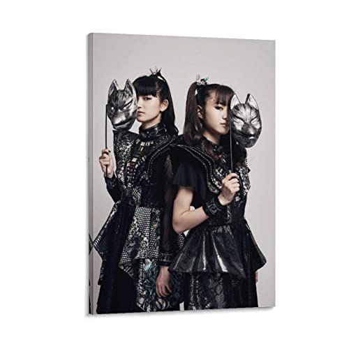 IKONYA Malerei auf Leinwand Senza Cornice Classic Singer Poster Babymetal 9 Soggiorno Poster Camera da letto Cucina Decor Pittura 60X90cm von IKONYA