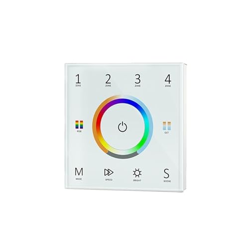 1PCS 5 in 1 RGB + CCT LED Controller RGBCW Streifen Licht Dimmbar 12V 24V 48V Leben Fernbedienung(T15 W) von IKPGBZXM