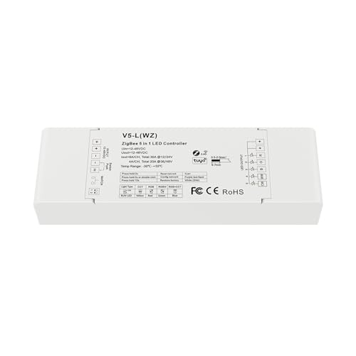 1PCS LED Controller 12V 24V 36V 48V Leben Remote Voice Control DIM RGB CCT RGBW RGBCCT LED Licht Streifen(Zigbee Controller) von IKPGBZXM