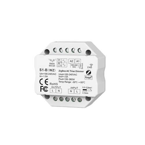 1PCS Leben AC Dimmer LED Controller Taste Schalter Steuerung 110V 220V 230V Drahtlose Fernbedienung(Zigbee Dimmer) von IKPGBZXM