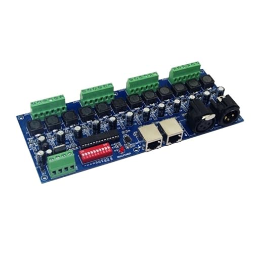 350MA/700MA*12CH Konstantstrom 12-Kanal-DMX512-Dimmer-LED-Decoder und RJ45 3P-Controller-Dimmer for RGB-LED-Streifenlichter(DMX-HLB-12CH-700MA) von IKPGBZXM