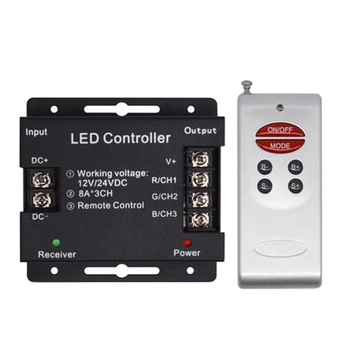 DC12–24 V Eisengehäuse, 4/6/8 Tasten, LED-RGB-Farbregler, kabellose Strahlungslampe mit Dimmer(6-Key RGB) von IKPGBZXM