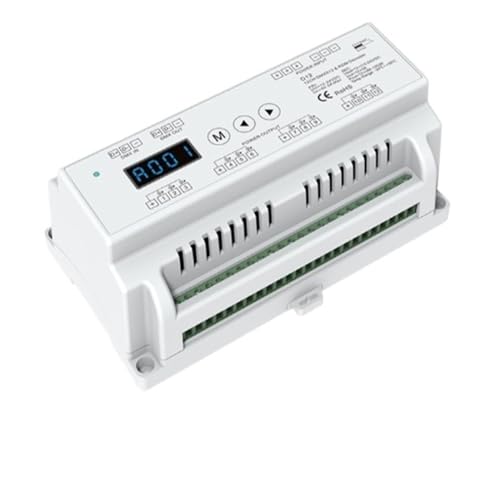 DMX-Decoder Digital D4 D4-E D4-P D4-XE D5 D12 D24 D12A RF-Steuerung/Din-Schiene/Mehrere Dimmer PWM for LED-Streifen(D12 Only) von IKPGBZXM
