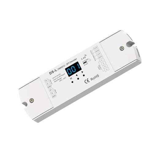 DMX-Decoder Digital D4 D4-E D4-XE D5 D12 D24 DS DS-L DMX512-SPI-Decoder und RF-Controller CV-Anzeige/DIN-Schiene/Mehrfachdimmung(DS-L) von IKPGBZXM