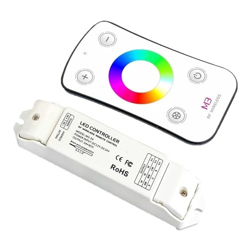 M7+M3-3A Touchscreen LED RGB Lichtleiste Controller 2,4G 12-24V Eingang 3A/CH 9A 3-Kanal Dimmen CT RGB Steuerung(M3 M3-3A) von IKPGBZXM