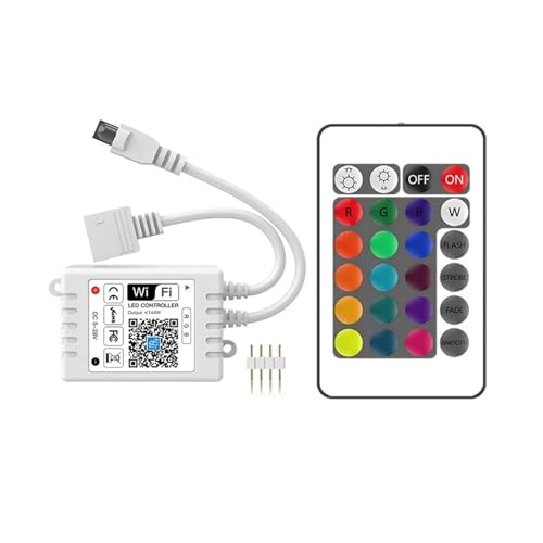 RGB 4Pin Controller DC12-24V Hexe 24 Tasten Infrarot-Fernbedienung for 5050 2835 RGB LED-Leuchten RGB 4Pin Controller DC12-24V Hexe 24 Tasten Infrarot-Fernbedienung for 5050 2835 RGB LED-Leuchten von IKPGBZXM