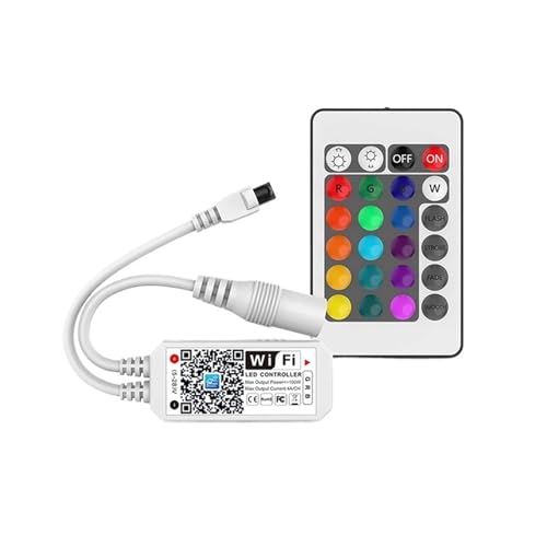 RGB RGBW Monochrom-LED-Controller IR 24-Tasten-44-Tasten-Fernbedienung Dimmen 5050 WS2811 WS2812B Pixel-LED-Lichtleiste(24key IR RGB) von IKPGBZXM