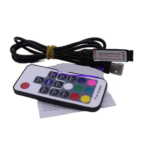 USB-RGB-Controller, 5 V, 24 V, 17 Tasten, RF-Fernbedienung, LED-Dimmer for 5 V RGB-LED USB-RGB-Controller, 5 V, 24 V, 17 Tasten, RF-Fernbedienung, LED-Dimmer for 5 V RGB-LED von IKPGBZXM