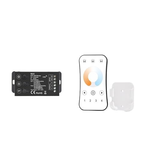 V2-C CCT LED Controller 12V 24V 2CH Dual Weiß 5050 2835 COB LED Licht Streifen 2,4G 12 24 Volt Dimmen Controller(V2-C and R7) von IKPGBZXM