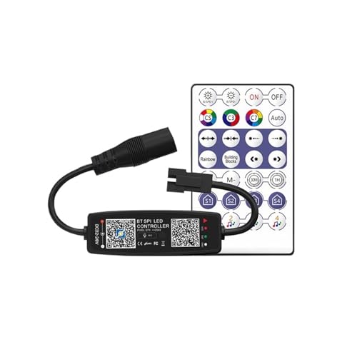 WS2812B Controller Bluetooth Musik Steuerung Pixel LED Lichtleiste SK6812 WS2811 WS2812 Bandlicht USB 5V Fernbedienung(DC with Remote) von IKPGBZXM
