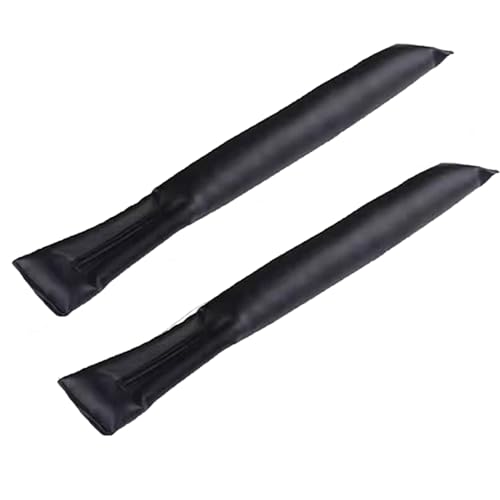 IKQOZPGN 2 Stück Autositz Lückenfüller für Dodge Magnum 1.Generation 1977-1979 PU Leder Sitzlückenfüller Stopfen Wasserdichter Gap Stopper Weiche Sitzseite Auslaufsicherer Streifen,A-Black von IKQOZPGN