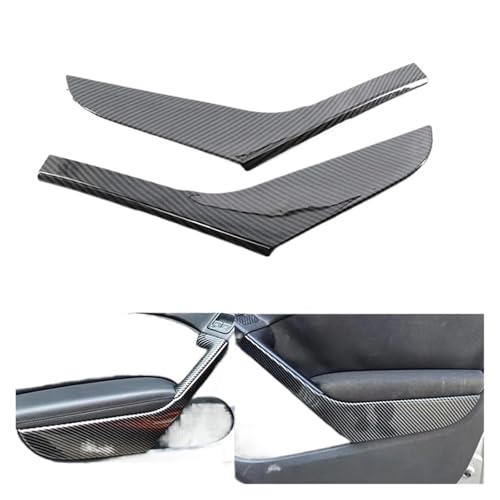 IKQSVKQR 1 Paar Auto Vorne Hinten Innen Türgriff Abdeckung ABS 5K4868040A Kompatibel Für Vw Golf GTI MK6 2009 2010 2011 2012 2013 4 Tür Modell von IKQSVKQR