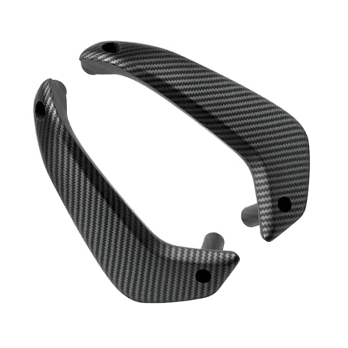 IKQSVKQR 1 Paar Kompatibel Für Ford Fiesta 2011 2012 2013 2014 2015 2016 2017 2018 2019 2020 Auto Carbon Fiber Innen Tür griff Manuelle Glas Panel von IKQSVKQR