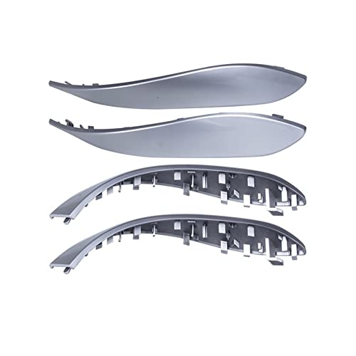 IKQSVKQR Auto-Innentürgriffabdeckung, Dekoration, kompatibel mit BMW F30 F80 F31 F32 F33 F34 F35 F36 3 4 3gt Serie 2012–2018, Griffabdeckung(4 Pcs Silver) von IKQSVKQR