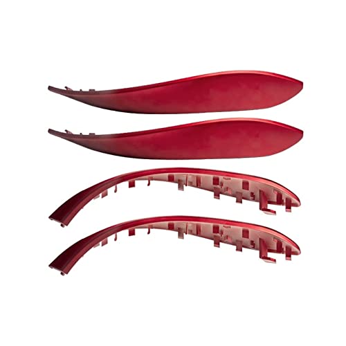 IKQSVKQR Auto-Innentürgriffabdeckung, Dekoration, kompatibel mit BMW F30 F80 F31 F32 F33 F34 F35 F36 3 4 3gt Serie 2012–2018, Griffabdeckung(4 Pcs Sports Red) von IKQSVKQR