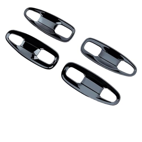 IKQSVKQR Edelstahl-Autotürgriff, kompatibel mit Toyota Land Cruiser Prado 150 LC150 2010–2023, Aussehen, Upgrade, dekoratives Zubehör(Black Bottom) von IKQSVKQR