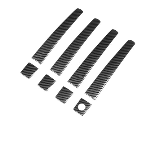 IKQSVKQR Edelstahl-Autotürgriff, kompatibel mit Toyota Land Cruiser Prado 150 LC150 2010–2023, Aussehen, Upgrade, dekoratives Zubehör(Carbon Fiber Handle) von IKQSVKQR