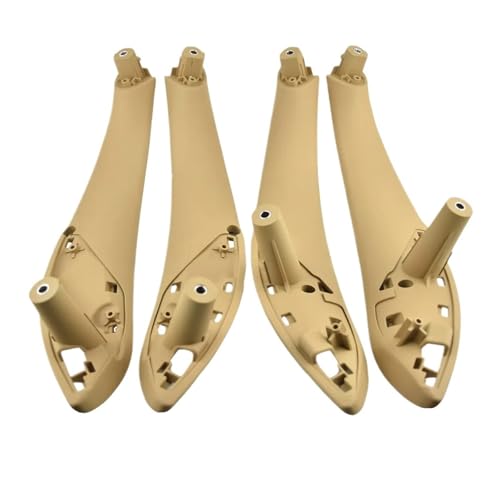 IKQSVKQR Innentürgriff in Kohlefaserfarbe, Innenverkleidung, kompatibel für BMW 3er 4er F30 F31 F32 F33 F34 F35 F36 F80 F82 F83 2013–2018(Set Beige) von IKQSVKQR