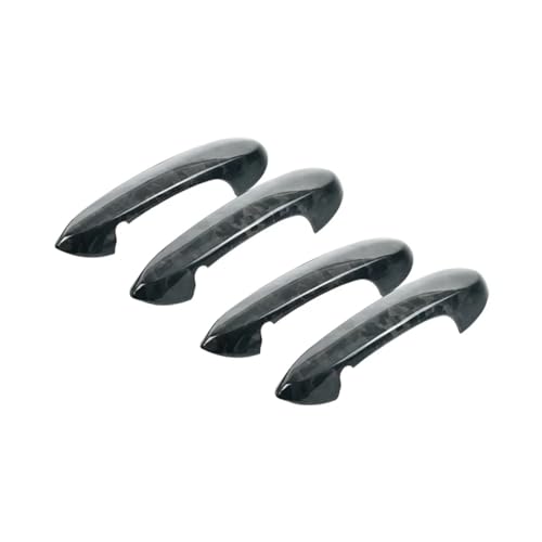IKQSVKQR Kohlefaser-Autotürgriff, kompatibel für BMW G14 G15 G16 G20 G21 G26 G29 G30 G31 G32 G42 G80 G82 F90 F95 F96 F97, Autogriffabdeckung(Forging 4piece) von IKQSVKQR