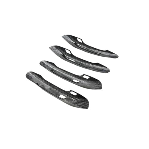 IKQSVKQR Kompatibel for A4 B9 S4 RS4 A5 S5 RS5 Q5L 4D 2017–2019. Add-On-Stil, echte Carbonfaser-Türgriffabdeckung ohne Sensorloch(With sensor hole) von IKQSVKQR