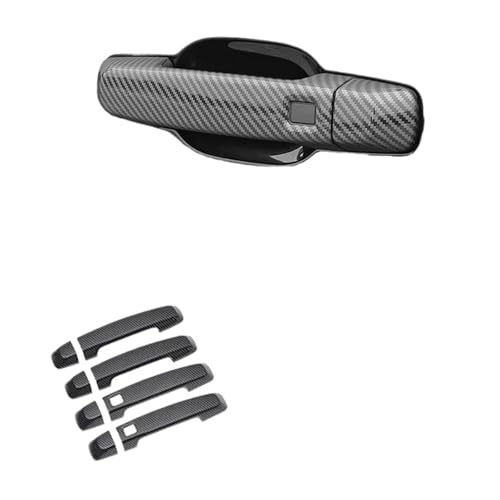 IKQSVKQR Kompatibel für Tank 300 Außengriff, Türschüssel, Paste, spezieller, umgerüsteter Türgriff, kratzfest, schützend, dekorative Autoteile(Pattern LOGO 8 PCS) von IKQSVKQR