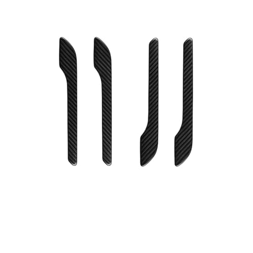 IKQSVKQR Real Carbon Fiber Auto Türgriff Trim Aufkleber Abdeckung Kompatibel for Tesla Modell 3 2017-2024 Modell Y 2020-2024 Auto Anti-Kratz-Schutz(Matte Carbon Fiber) von IKQSVKQR